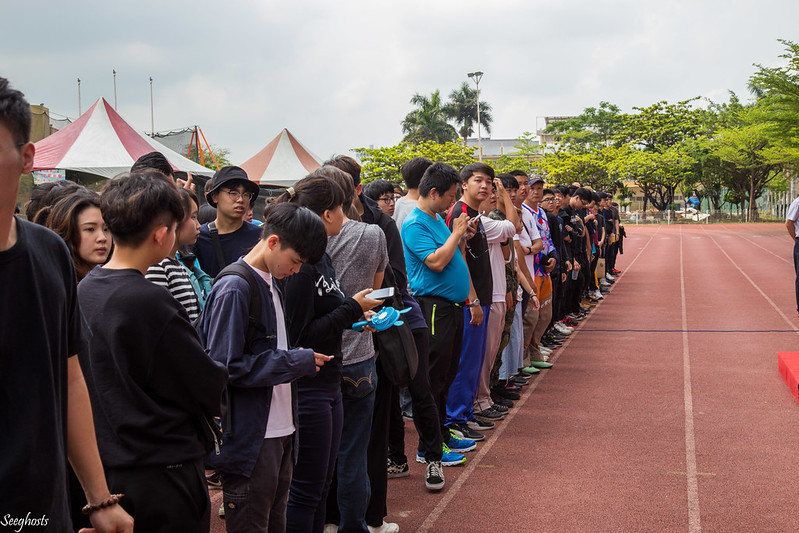 參賽選手就位-崑山科技大學反毒漆彈生存對戰賽（熊麻吉漆彈團隊外場架設）